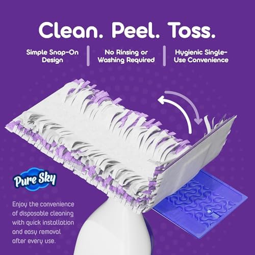 Paquete de 30 Repuestos para Mopas Power, Paños para Swiffer PowerMop – Diseño Mejorado con Ancho Completo, Capa Absorbente Mejorada, 5X Limpieza – - imagen 6