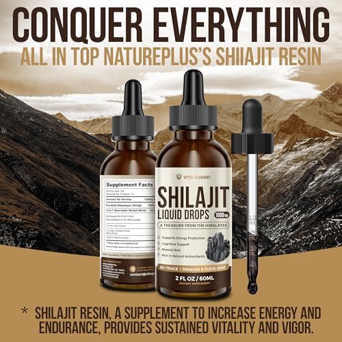 Gotas Líquidas de Shilajit Himalayo – 1000mg de Energía y Soporte Inmunológico con 85+ Minerales Traza y Ácido Fulvico – Suplemento de Fuerza y - imagen 7