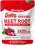Ultraglee Chews de Betabel, Suplemento Energético con Extracto de Semilla de Uva y Polvo de Betabel, 60 Gomas Sabor Granadina-Baya - imagen 1