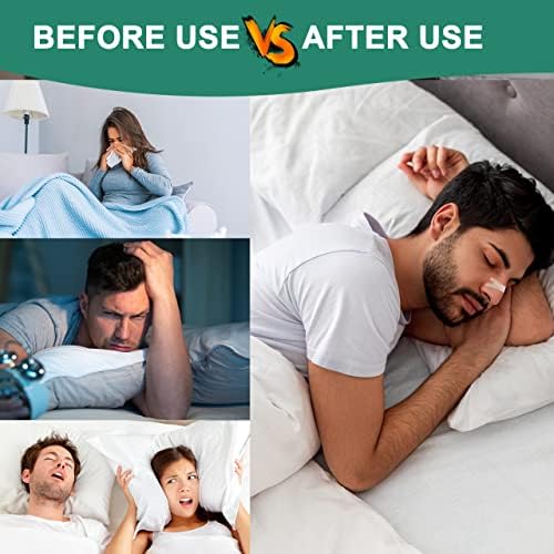 Tiras Nasales Antisnoring, 120 Piezas, Tiras Extra Fuertes para Respirar, Alivio de Congestión Nasal por Resfriados y Alergias - Color Beige - imagen 5