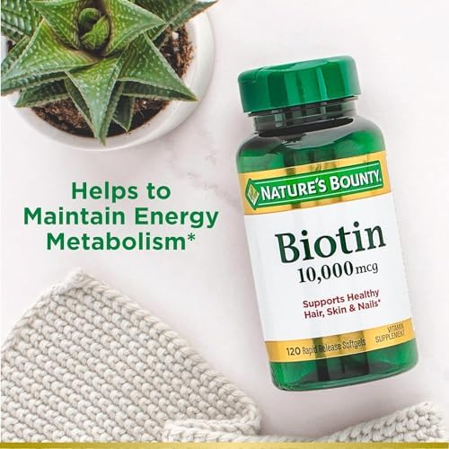 Nature's Bounty Biotina 10000 mcg Ultra Fuerte, Cápsulas Blandas Líquidas de Liberación Rápida 120 pzas (Paquete de 2) - imagen 3