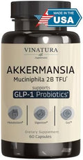 Suplemento Probiótico VINATURA Akkermansia Munciniphila - Suplemento GLP-1 - 60 Cápsulas - imagen 1