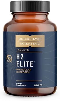 Quicksilver Scientific H2 Elite - Hidrógeno Molecular para Energía y Metabolismo, Tabletas de Agua para Contenedores Abiertos - Aditivo de Bebida de - imagen 1