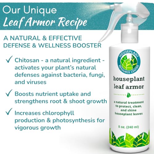 Spray Armor para Plantas de Interior – Protege contra Manchas Fúngicas, Bacterias y Amarillamiento | Fórmula Natural y No Tóxica | Listo para Usar | - imagen 2