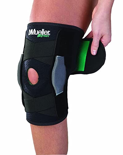 Férula de Rodilla Ajustable MUELLER Sports Medicine Verde, Soporte para Alivio del Dolor, Ideal para Artritis y Esguinces, Negra, Talla Única - imagen 4