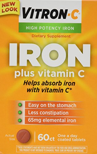Suplemento de Hierro Vitron-C de Alta Potencia 60 Tabletas (Paquete de 2) - imagen 4