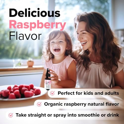 COMPLEMENT Spray Líquido Vegano de Vitamina B12 Triple - 1500 mcg para Energía, Ánimo y Función Cognitiva - Sabor Frambuesa (60 Porciones) - imagen 4