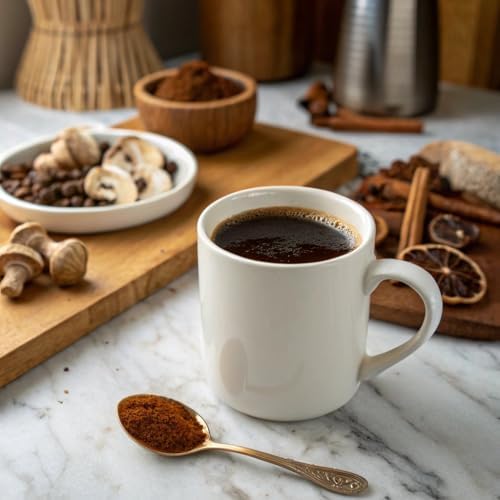Café de Hongos Orgánico - Suplemento de 11 Hongos Superfood, Incluye Melena de León, Reishi, Chaga, Cordyceps y Adaptógenos - 5.3oz - imagen 3