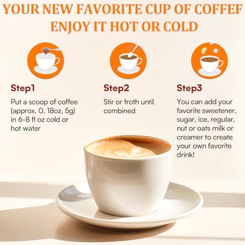 Café de Hongos Orgánico - Suplemento de 11 Hongos Superfood, Incluye Melena de León, Reishi, Chaga, Cordyceps y Adaptógenos - 5.3oz - imagen 8