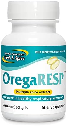 NORTH AMERICAN HERB & SPICE OregaResp P73, 60 Cápsulas Blandas - Apoya la Salud Inmunológica y Respiratoria - Complejo de Aceites de Especias con - imagen 1