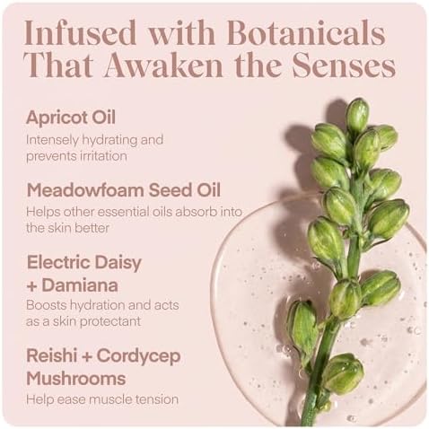 Aceite de Intimidad Playground Mood Maker, Mejora Orgánica del Placer con Ashwagandha, Reishi y Cordyceps, Hidratante y Portátil, 1 Onza Fl. - imagen 7