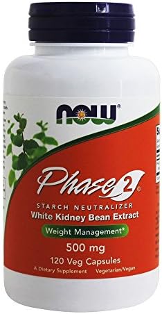NOW Foods, Neutralizador de Almidón Phase 2, 500 mg, 120 Cápsulas Veganas - imagen 1