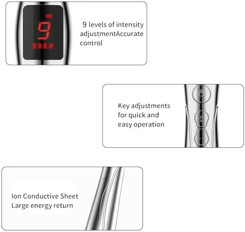 Pluma de Acupuntura 5 en 1, 9 Niveles de Intensidad, Terapia de Alivio del Dolor, Recargable, Masaje Energético para Meridianos - imagen 6