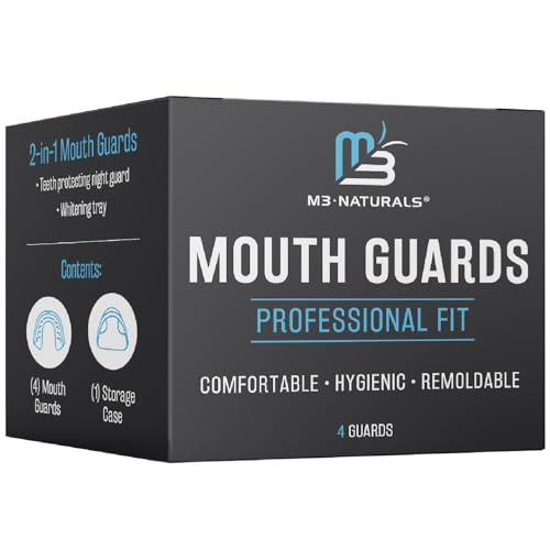 Protectores Bucales para Apretar los Dientes – Férula Personalizada para Dormir para Adultos y Niños – Incluye 4 Protectores Sin BPA y 1 Estuche de M3 - imagen 5