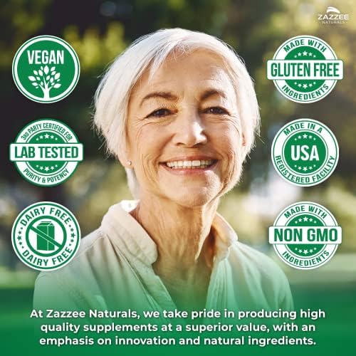 Zazzee Alpha GPC Colina Extra Fuerte, 700 mg por Porción, 75 Cápsulas Veganas, 100% Pura Grado Farmacéutico, Estándar de Potencia y Pureza, Natural y - imagen 5
