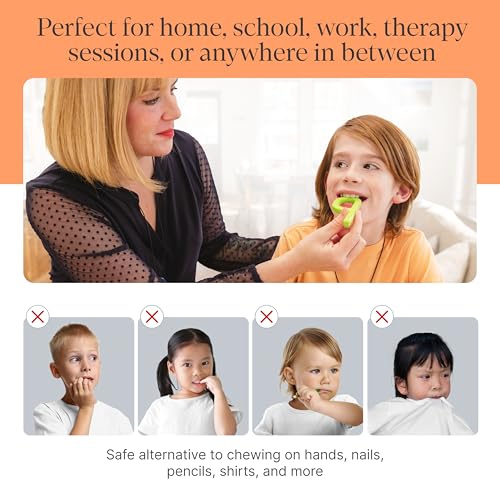 Combo de Herramientas de Masticar ARK Grabber, Juguetes Sensoriales para Niños y Adultos, Fidget Masticable para Autismo, TDAH, SPD, Ansiedad, - imagen 5