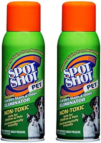 HFOTD Spray Eliminador Instantáneo de Manchas y Olores para Mascotas en Alfombra, 14 oz (Paquete de 2) - imagen 1
