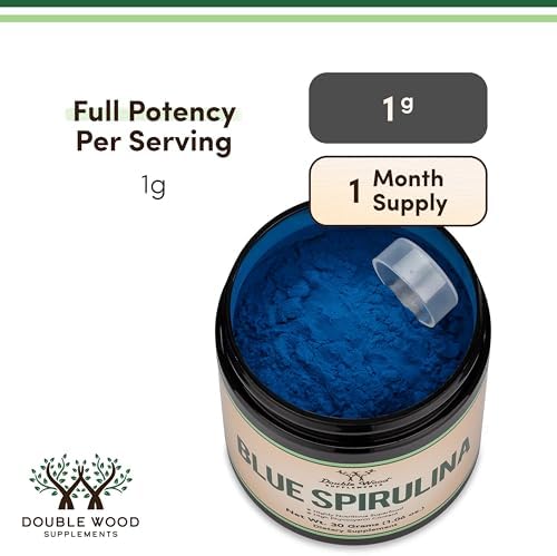 Polvo de Espirulina Azul - Contenido Máximo de 35% de Ficocianina, Superalimento en Polvo de Algas Verdeazuladas, Ideal para Smoothies y Bebidas de - imagen 6