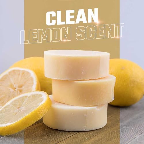 Old Town Soap Co. Jabón en Bloque de Limón para Platos - Paquete de 3 Jabones Naturales de 4oz para Limpieza Ecológica - Alternativa Premium para - imagen 2