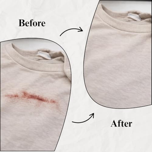 Removedor de Manchas de Sangre Stain Fix para Ropa (8.79oz) - Elimina Manchas de Sangre y Menstruación de Ropa, Colchones y Sábanas - Fórmula - imagen 8