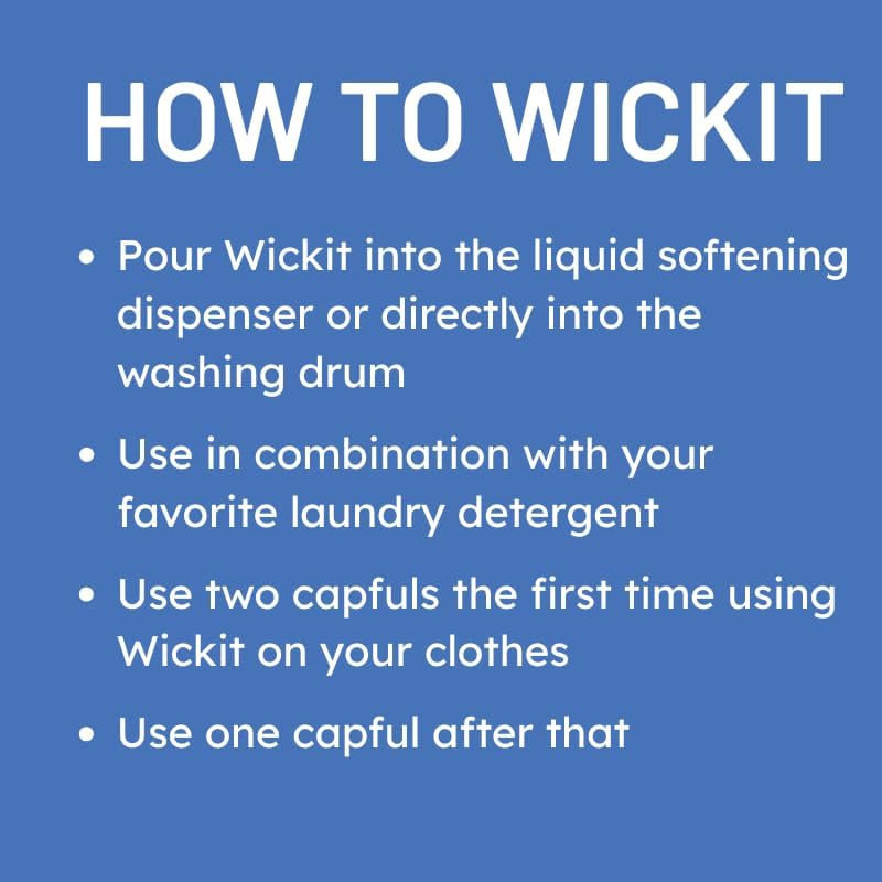 Wickit | Aditivo para Lavado que Suaviza y Protege Todas las Telas | Mejora la Transpirabilidad de Ropa Deportiva Sin Acumulación Cerosa - imagen 4