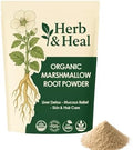 Polvo Orgánico de Raíz de Malvavisco Herb & Heal | Althaea Officinalis | Raíz Secada para Té, Cabello y Piel, Remedios Caseros, Soporte Digestivo y - imagen 1