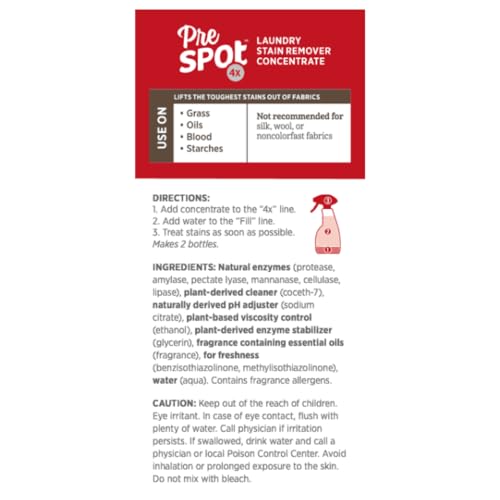 Removedor de Manchas de Ropa Melaleuca PreSpot 4x Concentrado – 8 fl. oz. | Fórmula Natural de Enzimas para Manchas Difíciles - imagen 2
