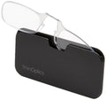 Gafas de lectura ThinOptics unisex + estuche universal negro | Lentes transparentes, aumento 2.00, 44 mm - imagen 1