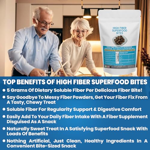 Bocados Superfood Altos en Fibra 5g, Snacks de Fibra Limpia para Adultos, Sabor Cacahuate, Cacao y Dátiles, Sin Azúcar Añadido, Vegano, 30 Piezas - imagen 4