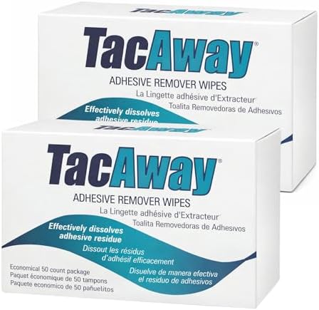 Toallitas Removedoras de Adhesivo Tacaway - 50 por Caja - Paquete de 2 - imagen 1