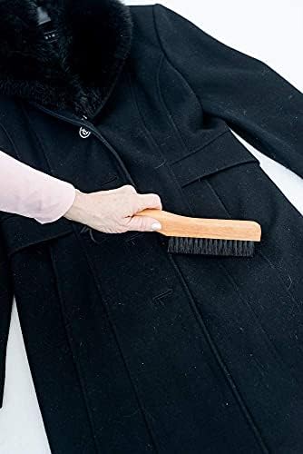 Cepillo para Ropa de Cerda de Jabalí 100% - Cepillo Quitapelusas para Trajes de Hombre, Suede, Muebles y Tapicería, Cepillo para Sombreros - imagen 8