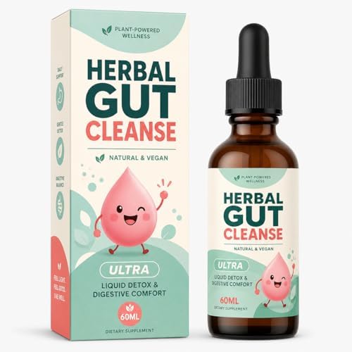 Gotas de Limpieza Intestinal Herbal para Niños, 2 oz, Mejora de Empaque 1 - imagen 1