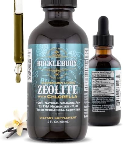 Suspensión Líquida de Zeolita BUCKLEBURY con Chlorella - Apoyo Detox, Inmunológico y Digestivo para Niños y Adultos (60 Porciones) - imagen 1