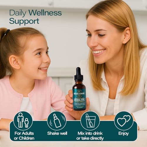 Suspensión Líquida de Zeolita BUCKLEBURY con Chlorella - Apoyo Detox, Inmunológico y Digestivo para Niños y Adultos (60 Porciones) - imagen 3