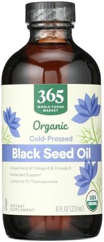 Aceite de Semilla Negra Orgánico Whole Foods Market, 8 Fl Oz - imagen 1