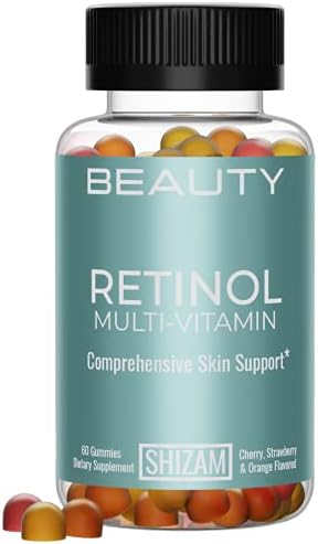 Gomitas de Retinol SHIZAM con Vitamina A, Suplemento Antienvejecimiento para Mujeres, Mejora el Colágeno y Piel Radiante - imagen 1