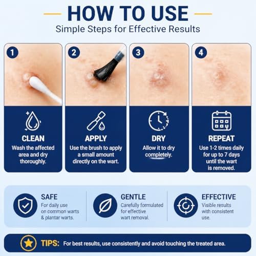 DVO Líquido Removedor de Verrugas con 20% de Ácido Salicílico, Máxima Potencia, Rápido y Sin Dolor, 30ML, para Hombres y Mujeres - imagen 5
