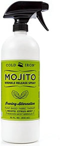 Spray Antiflacidez Cold Iron para Ropa 32 fl oz. Mojito Cítrico Menta. Alternativa Ecológica para Planchar. Rápido y Fácil de Usar. Fórmula - imagen 1