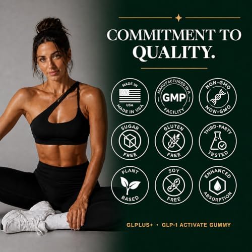 Suplemento GLP-1 8 en 1 para Hombres y Mujeres | Gummy de Apoyo al Hambre y Metabolismo con Akkermansia, Cúrcuma y Resveratrol (Gummy de Mango y Piña) - imagen 7