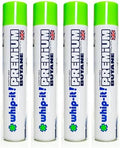 Paquete de 4 Latas de Butano Premium Whip-It! 420ml, Casi Sin Impurezas, Empaque Supply Syndicate - imagen 1