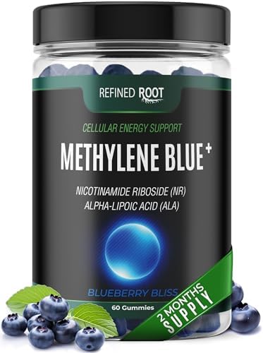 Gomitas de Methylene Blue de Grado Farmacéutico con Ácido Alfa Lipoico (ALA) y NAD, Suplemento Cognitivo de 60 Días - imagen 1