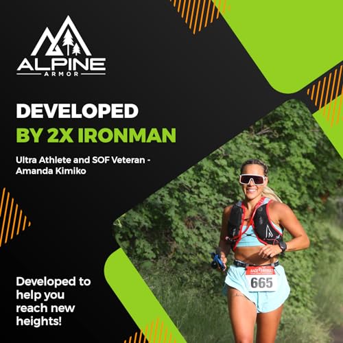 Alpine Armor - Cinta Antampollas Resistente al Clima, 20 Tiras Pre-cortadas Negras de Nylon para Prevención en Deportes y Senderismo - imagen 2