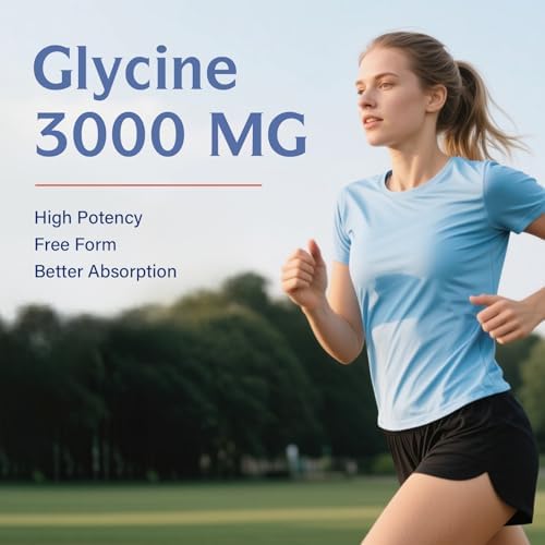 Suplementos de Glicina Innate Vitality, 3000mg por Porción, Forma Bioavailable, Sueño, Relajación, Producción de Colágeno y Glutatión, 240 Cápsulas - imagen 3