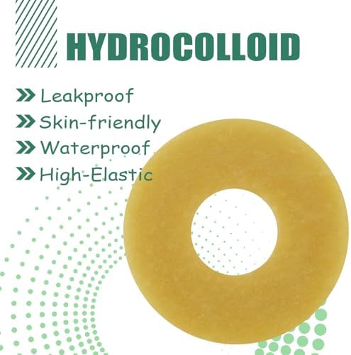 30 Piezas de Anillos de Barrera Ostomía de 4mm, Cinta Hidrocoloide Elástica, Sellos Cohesivos, Extensores de Piel para Bolsas de Colostomía, - imagen 2