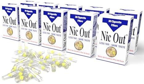 Filtros Nic-Out para Fumadores de Cigarrillos - Paquete de 10 (300 Filtros) - imagen 2