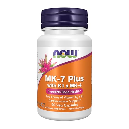 Suplementos NOW Foods, MK-7 Plus con K1 y MK-4, Apoya la Salud Ósea*, 90 Cápsulas Veganas - imagen 3