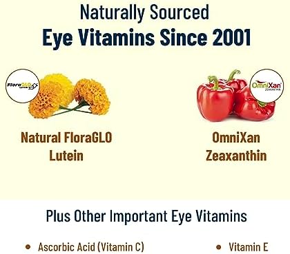 Vitaminas para los Ojos Zinc Free AREDS 2 - Vitaminas Oculares con Zeaxantina y Luteína - VCaps Sin Soja - Sin Zinc ni Cobre - imagen 3