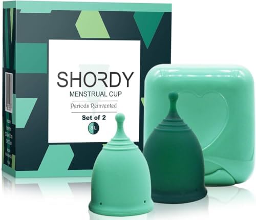 Copa Menstrual SHORDY y Esterilizador de Vapor para Principiantes - Kit de 2 Copas (Pequeña y Grande) y Limpiador Eléctrico para Flujo Abundante - imagen 7