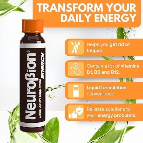 Suplemento Dietético Líquido Neurobion Energy Multivitaminas + Mezcla Energética 10 viales de 250 ml - imagen 3