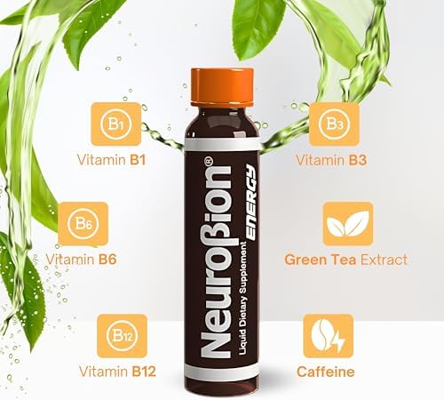 Suplemento Dietético Líquido Neurobion Energy Multivitaminas + Mezcla Energética 10 viales de 250 ml - imagen 4